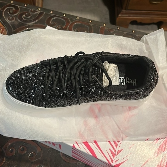 NWT corkys chunky heeled sneakers, rhinestone black - Picture 2 of 9